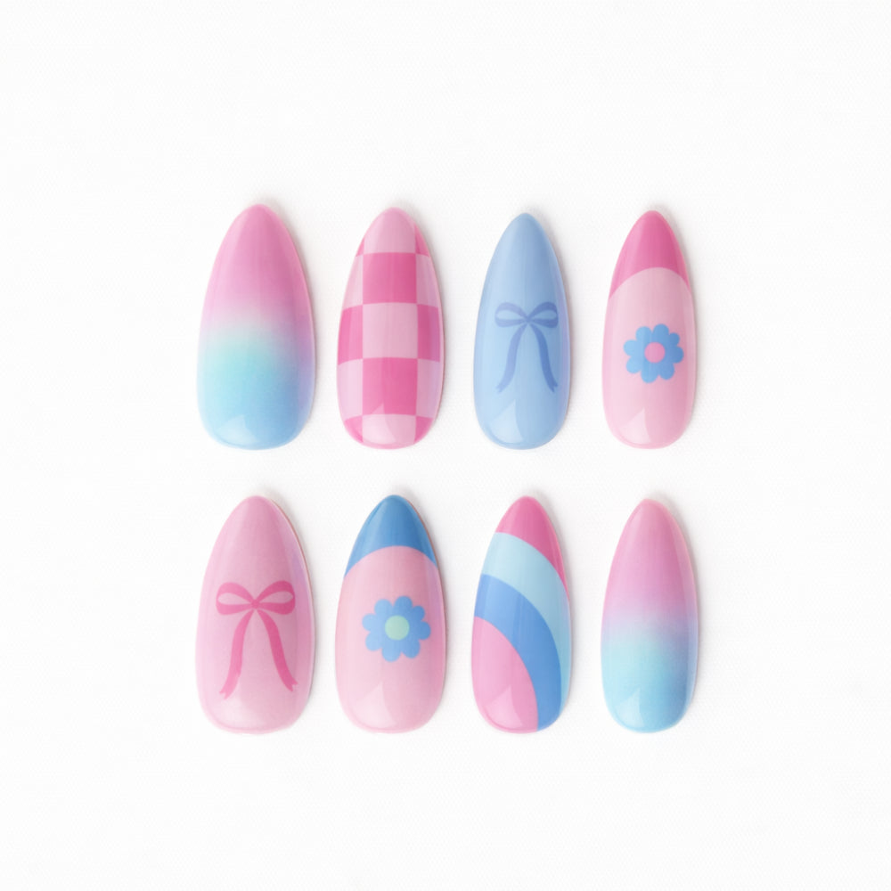 The Daisy Edit Press on Nails - BLOOMS